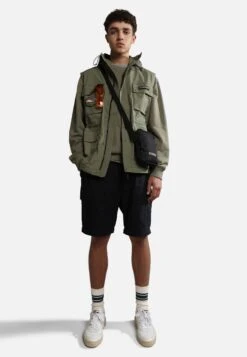 Napapijri Napo Unisex - Sweatshirt - Green Lichen -Napapijri a52c11496c214ca6bcdc0daad25b6b7e