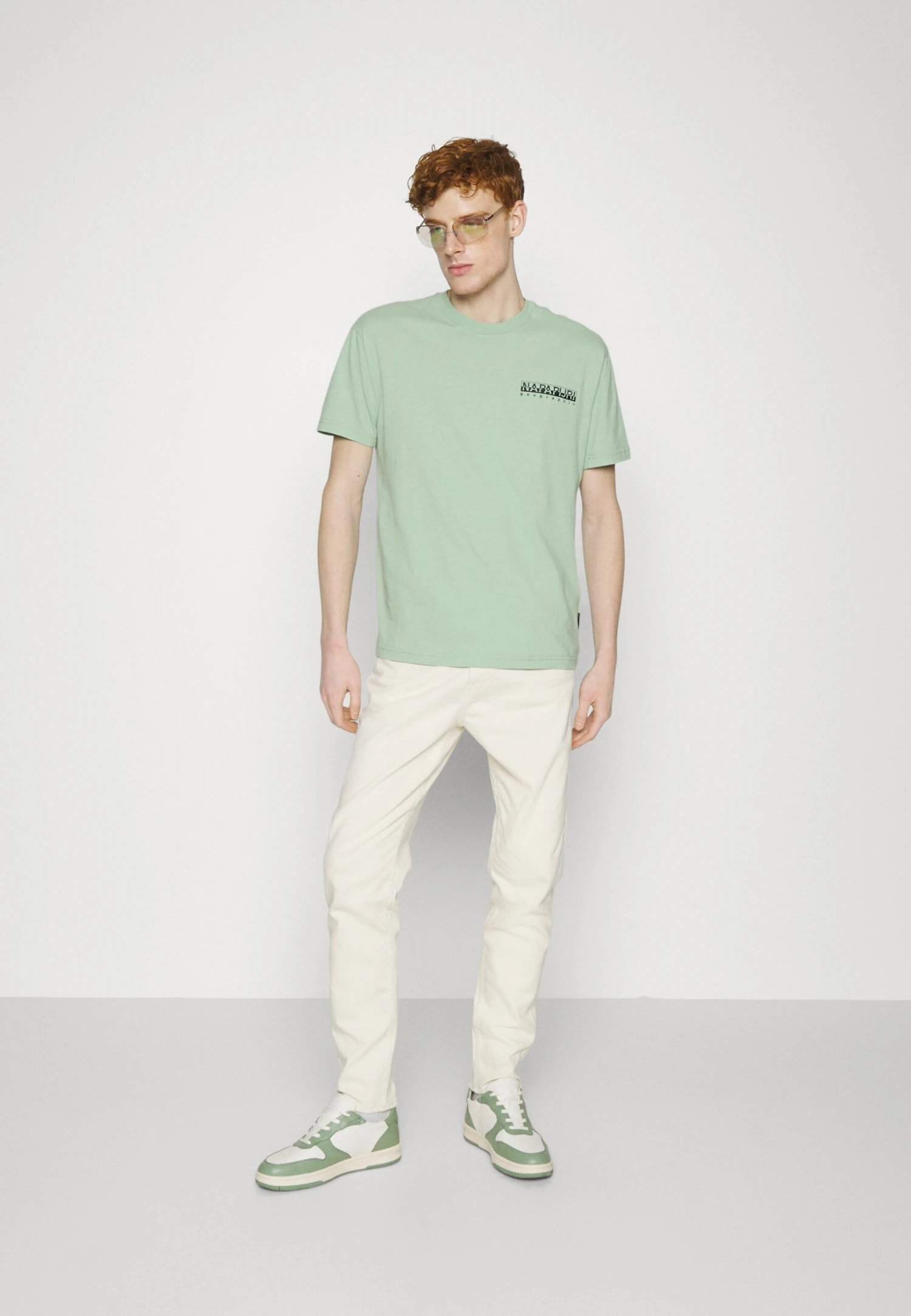 Napapijri Unisex - T-Shirt Imprimé - Green 2 Napapijri Unisex - T-Shirt Imprimé - Green – Image 2