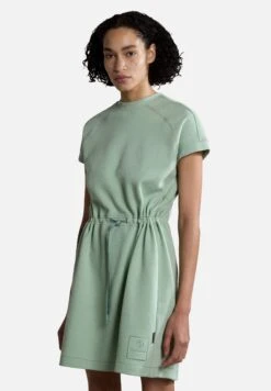 Napapijri Loja - Robe En Jersey - Green Frost