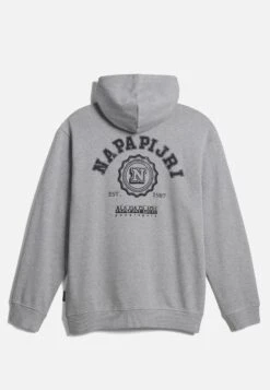 Napapijri Quito Unisex - Sweat À Capuche - Medium Grey Melange -Napapijri b4d1d2754a744260b3476c3ab82c8aa7