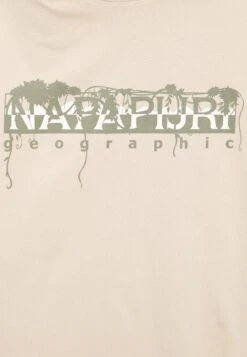 Napapijri Orellana - T-Shirt Imprimé - Humus Beige -Napapijri bfe4b5aefd054425889358e449ec238d