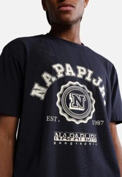 Napapijri S-Quito Ss - T-Shirt Imprimé - Blu Marine -Napapijri c40eb6689cf34f9b90b73a191b2b0618