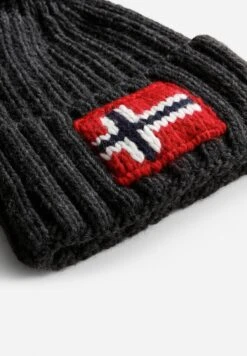 Napapijri Semiury - Bonnet - Dark Grey Melange -Napapijri c58db918fbc1455bae9a632accf12470