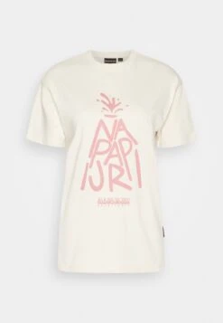 Napapijri Moreno - T-Shirt Imprimé - Off White