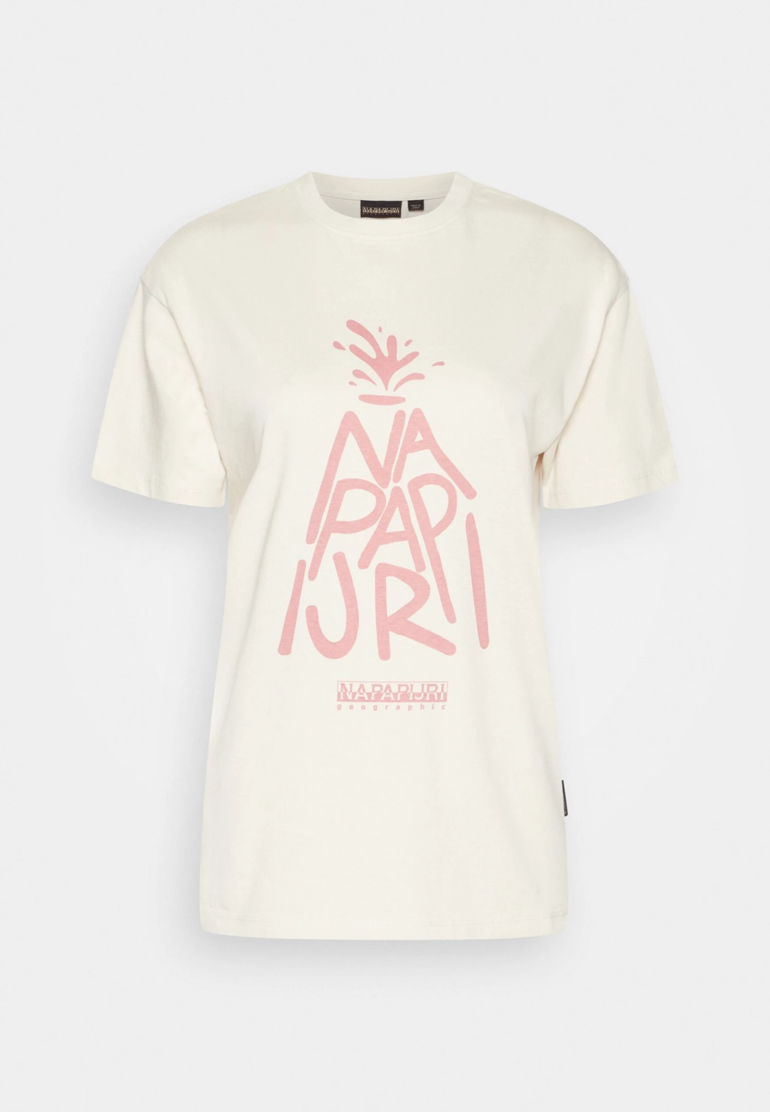 Napapijri Moreno - T-Shirt Imprimé - Off White 1 Napapijri Moreno - T-Shirt Imprimé - Off White