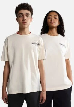 Napapijri Paradise - T-Shirt Imprimé - Whitecap Gray