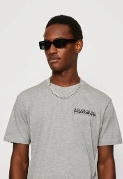 Napapijri Bolivar Unisex - T-Shirt Imprimé - Grey -Napapijri d6e198a3cb6f41c4a3c396b4a177c992