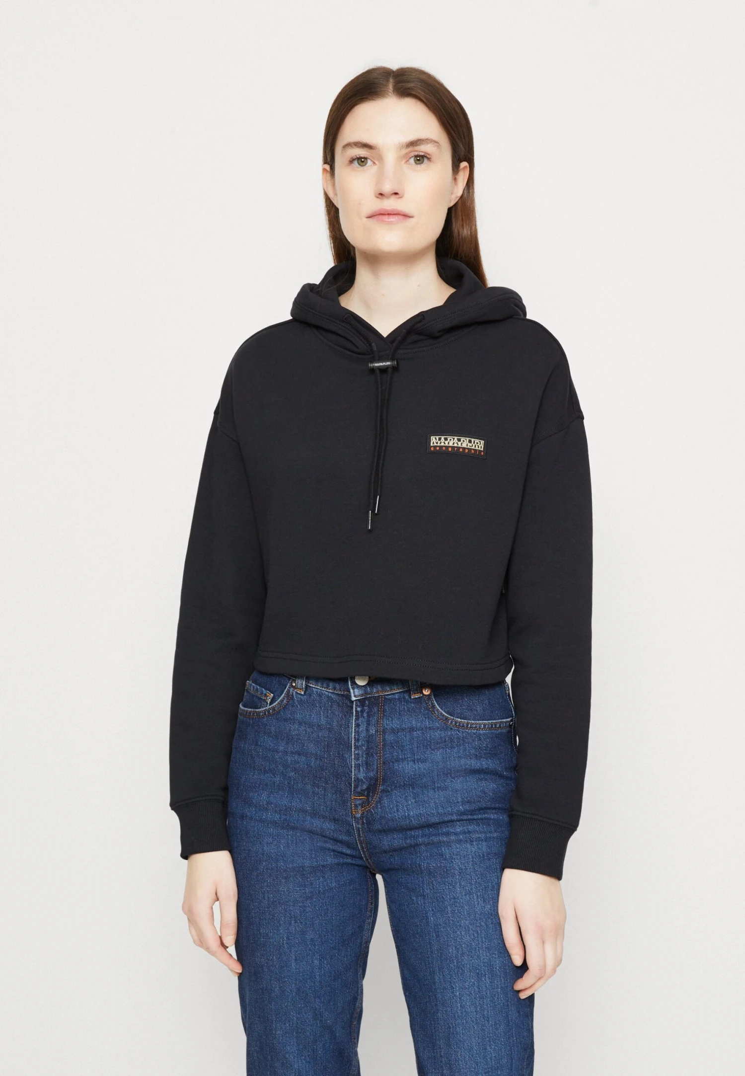 Napapijri Cenepa Crop - Sweatshirt - Black 1 Napapijri Cenepa Crop - Sweatshirt - Black