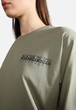 Napapijri S-Telemark Ls - T-Shirt À Manches Longues - Green Lichen -Napapijri d883567dcc3c4bbc87479b01044e5754