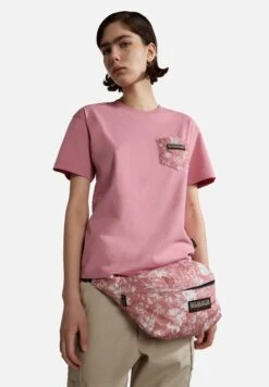 Napapijri Candolle - T-Shirt Imprimé - Pink Lulu