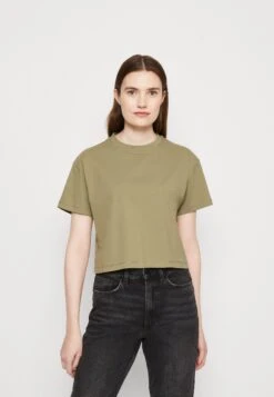 Napapijri Cenepa Crop - T-Shirt Imprimé - Green Lichen -Napapijri e30e472b00a54b56ae4e002b250fd188