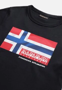 Napapijri Zamora - T-Shirt Imprimé - Black -Napapijri e8c075eb63dc4d15a5e65509a1cf60d6