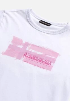 Napapijri Zamora - T-Shirt Imprimé - Flag Pink -Napapijri ea859ce332134fe498d13aad07cde003