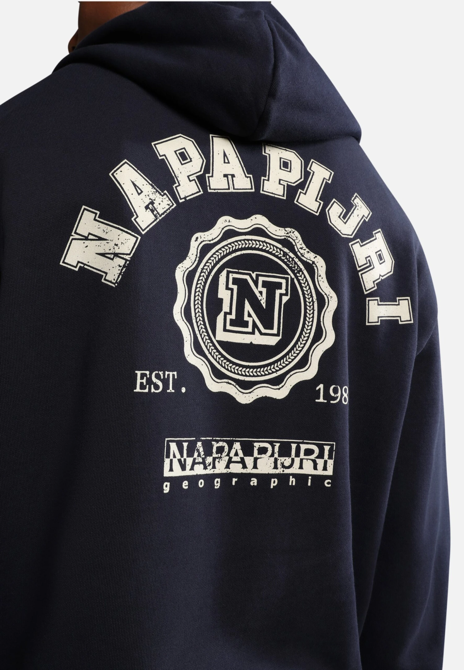 Napapijri Quito Unisex - Sweat À Capuche - Blu Marine 4 Napapijri Quito Unisex - Sweat À Capuche - Blu Marine – Image 4