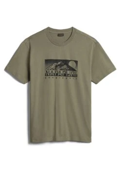 Napapijri S-Quito Ss - T-Shirt Imprimé - Green Lichen -Napapijri f2b407271a9e476d96a9674376cdcfd2