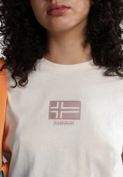 Napapijri Ibarra - T-Shirt Imprimé - White Whisper -Napapijri fec24cfb1af54e34b5f343b5aaf81a2f