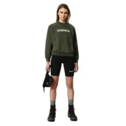 Sweatshirt Femme Napapijri Bebel -Napapijri napapijri np0a4fsb ge4 vert militaire 3