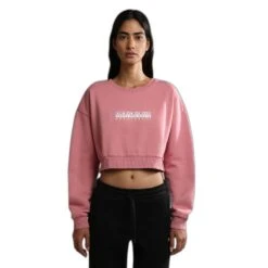 Sweatshirt Crop Col Rond Femme Napapijri B-Box 3 -Napapijri napapijri np0a4g7r pb1 2