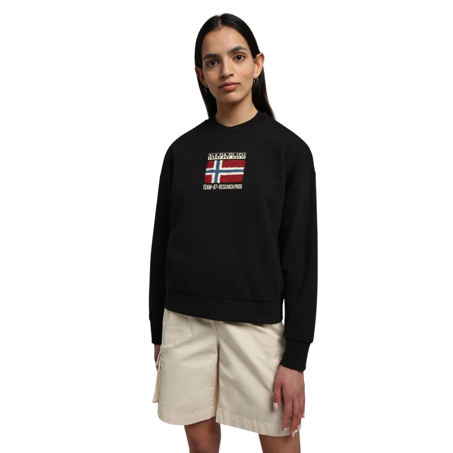 Sweatshirt Col Rond Femme Napapijri B-Verres 1 Sweatshirt Col Rond Femme Napapijri B-Verres