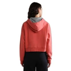 Sweatshirt à Capuche Crop Femme Napapijri Burgee -Napapijri napapijri np0a4gkj pp3 4