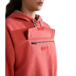 Sweatshirt à Capuche Crop Femme Napapijri Burgee -Napapijri napapijri np0a4gkj pp3 5